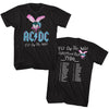 ACDC - Fly Wall Europe - 2 sided Men's T-Shirt