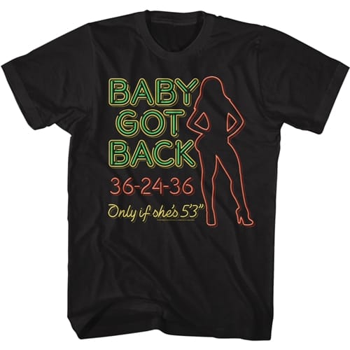 Neon Baby Got Back Sir Mix A Lot Shirt