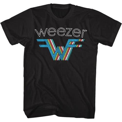 W Multi Color Weezer T-Shirt