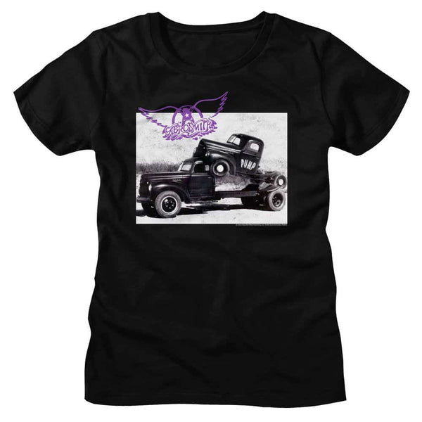 Steven Tyler- Ladies Aerosmith T-Shirt