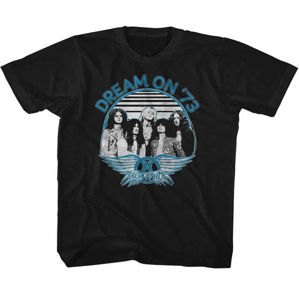 Dream On Blue And White- Youth Aerosmith Aerosmith T-Shirt