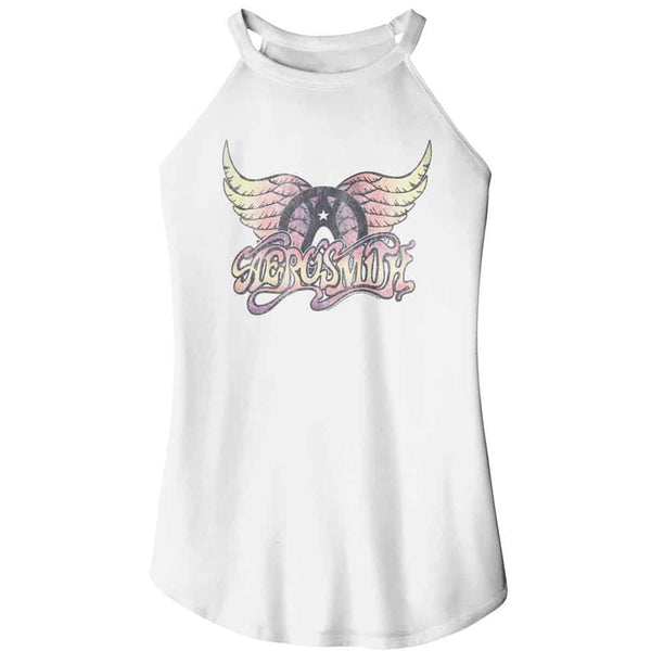 Faded Pinks-Ladies Sleeveless Rocker Tank