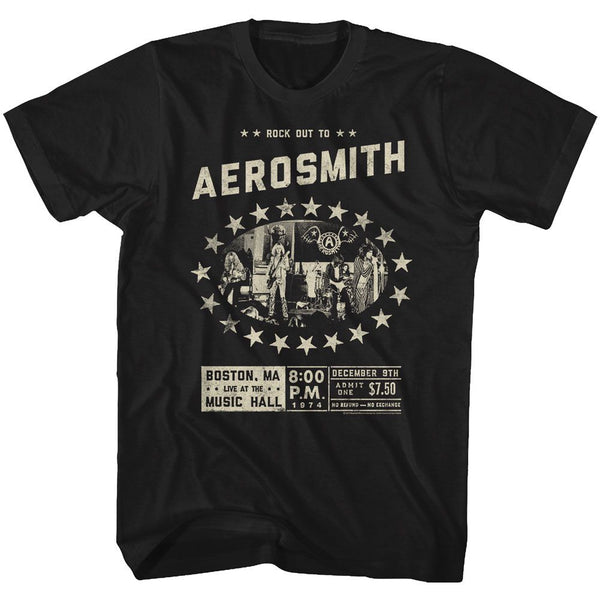 Boston Music Hall - Aerosmith T-Shirt