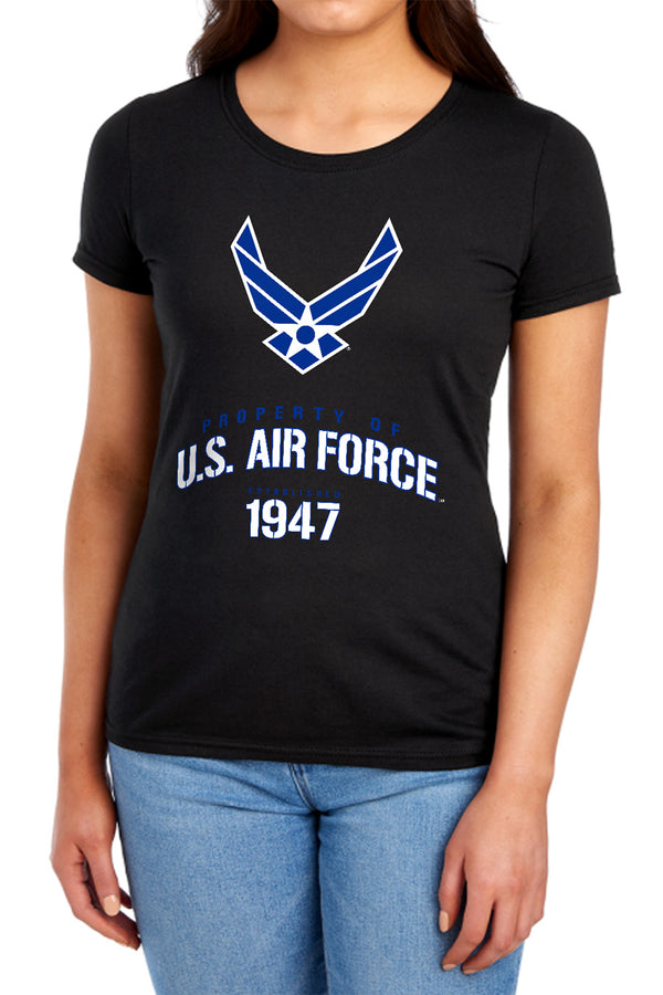 Air Force - Property Of Women's Short Sleeve