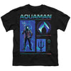 Aquaman And The Lost Kingdom - Aquaman Stats Youth Short Sleeve