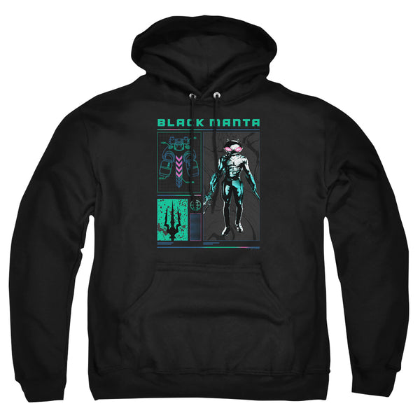 Aquaman And The Lost Kingdom - Black Manta Stats Adult Pullover Hoodie