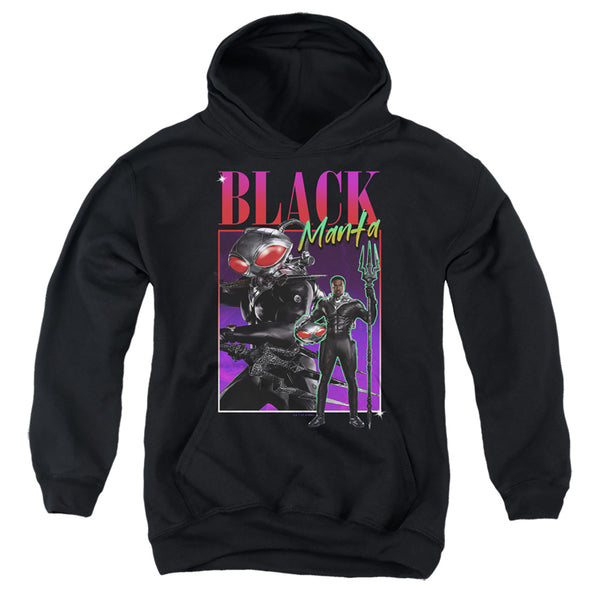 Aquaman And The Lost Kingdom - 90's Style Black Manta Youth Hooded Sweatshirt