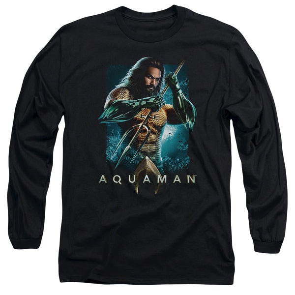 Aquaman Movie - Trident Adult Long Sleeve