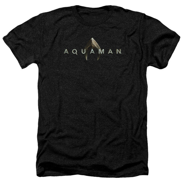Aquaman Movie - Logo Adult Regular Fit Heather Short Sleeve