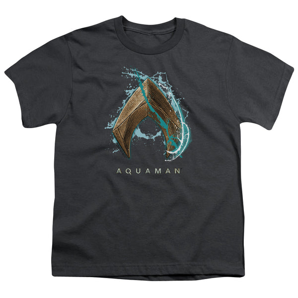 Aquaman Movie - Water Shield Youth Short Sleeve