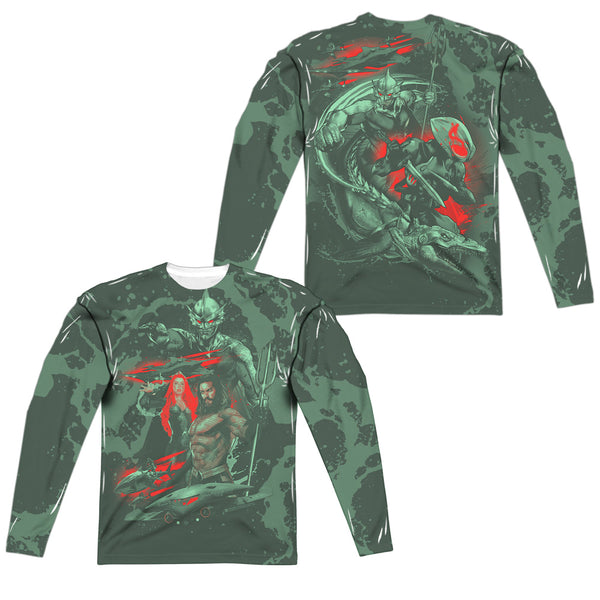 Aquaman Movie - Good And Evil L - S Adult Poly Crew