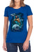 Aquaman Movie - Swimming With Sharks Women's Short Sleeve