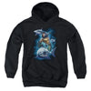 Aquaman Movie - Swimming With Sharks Youth Hooded Sweatshirt