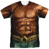 Aquaman Movie - Aquaman Uniform Adult Regular Fit Short Sleeve 100% Poly