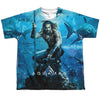 Aquaman Movie - Poster Youth Short Sleeve 100% Poly