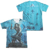 Aquaman Movie - Poster Adult Regular Fit Short Sleeve 65 - 35 Poly - Cotton