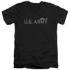 Army - Helicopter Adult Slim Fit V Neck Cotton