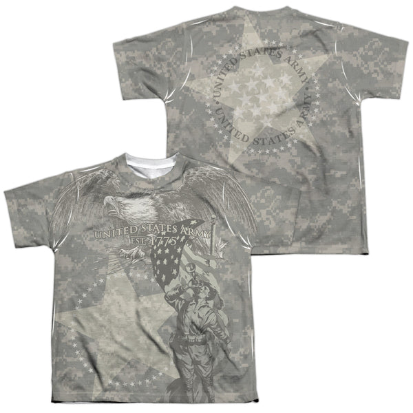 Army - Countrys Call (Front - Back Print) Youth Short Sleeve 100% Poly