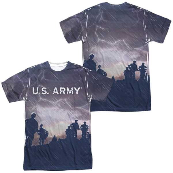 Army - Up Hill (Front - Back Print) Adult Regular Fit Short Sleeve 100% Poly
