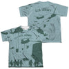 Army - Airborne (Front - Back Print) Youth Short Sleeve 100% Poly