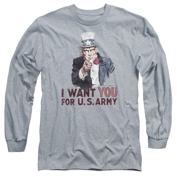 Army - I Want You Adult Long Sleeve