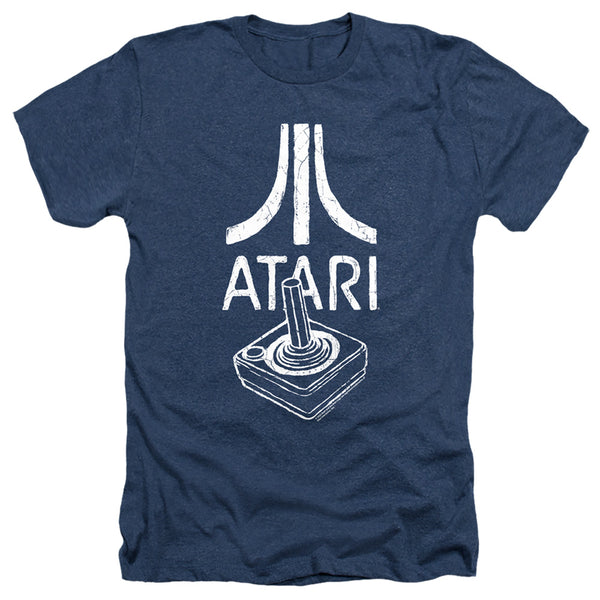 Atari - Joystick Logo Adult Regular Fit Heather Short Sleeve