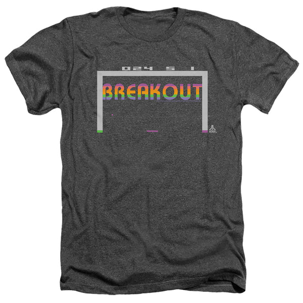Atari - Breakout 2600 Adult Regular Fit Heather Short Sleeve