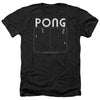 Atari - Pong Screen Adult Regular Fit Heather Short Sleeve