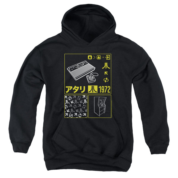 Atari - Kanji Squares Youth Hooded Sweatshirt