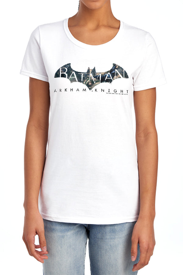 Batman Arkham Knight - Descending Logo Women's Short Sleeve