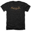 Batman Arkham Knight - AK Flame Logo Adult Regular Fit Heather Short Sleeve
