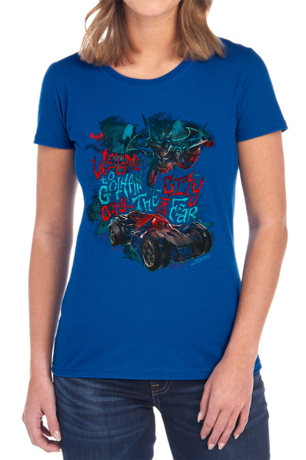 Batman Arkham Knight - City Of Fear Women's Short Sleeve