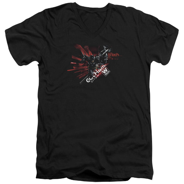 Batman Arkham Knight - AK Tech Adult Slim Fit V Neck Cotton