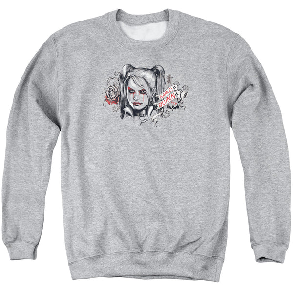 Batman Arkham Knight - Hq Sketch Adult Crewneck Sweatshirt