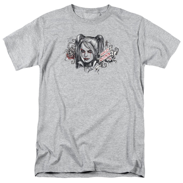 Batman Arkham Knight - Hq Sketch Adult Regular Fit Short Sleeve