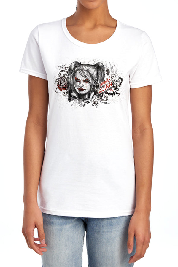 Batman Arkham Knight - Hq Sketch Women's Short Sleeve