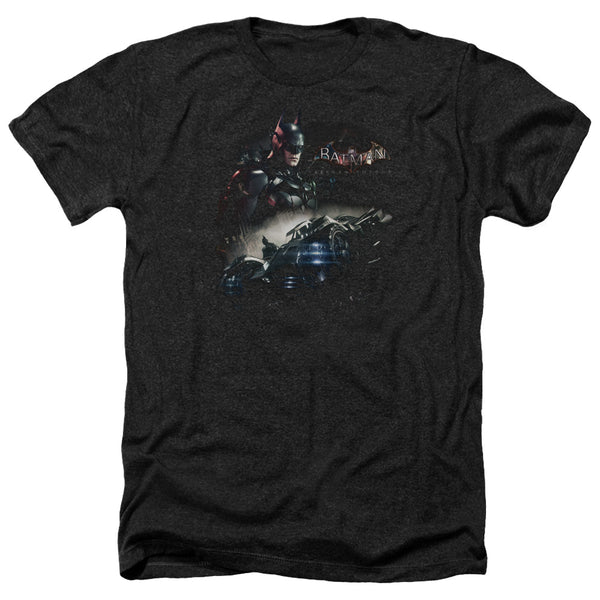 Batman Arkham Knight - Batman Adult Regular Fit Heather Short Sleeve