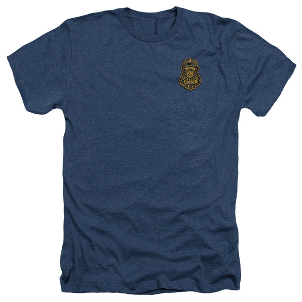 Batman Arkham Knight - Gotham Badge Adult Regular Fit Heather Short Sleeve