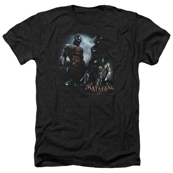 Batman Arkham Knight - Face Off Adult Regular Fit Heather Short Sleeve