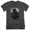 Batman Arkham Knight - Perched Adult Slim Fit V Neck Cotton