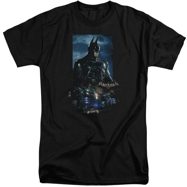 Batman Arkham Knight - Batmobile Adult Tall Fit Short Sleeve