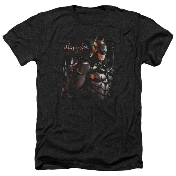 Batman Arkham Knight - Dark Knight Adult Regular Fit Heather Short Sleeve