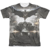 Batman Arkham Knight - Poster Adult Regular Fit Short Sleeve 65 - 35 Poly - Cotton
