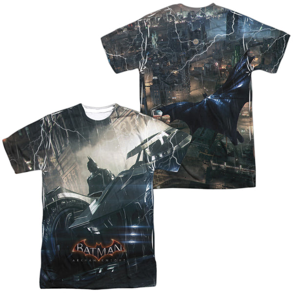 Batman Arkham Knight - Into The Night (Front - Back Print) Adult Regular Fit Short Sleeve 100% Poly
