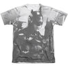 Batman Arkham Knight - Arkham Contrast Adult Regular Fit Short Sleeve 65 - 35 Poly - Cotton