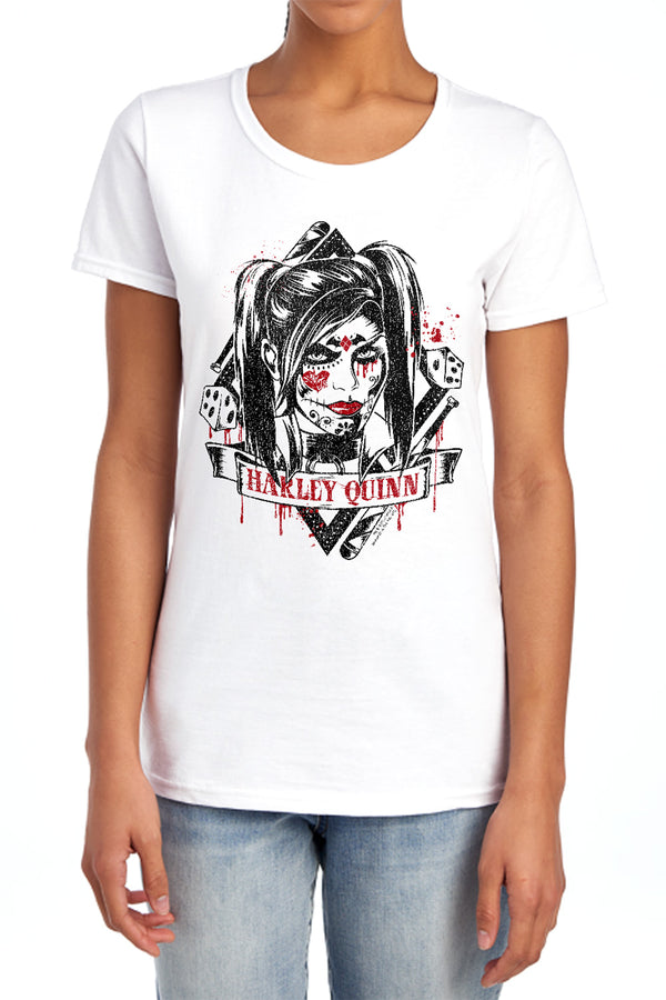 Batman Arkham Knight - Sugar Quinn Women's Short Sleeve