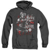 Batman Arkham Knight - Dice Adult Heather Hoodie