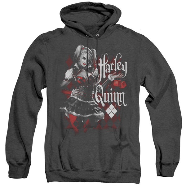 Batman Arkham Knight - Dice Adult Heather Hoodie