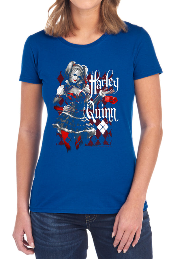 Batman Arkham Knight - Dice Women's Short Sleeve