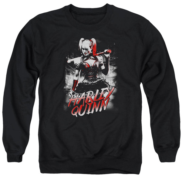 Batman Arkham Knight - Quinn City Adult Crewneck Sweatshirt